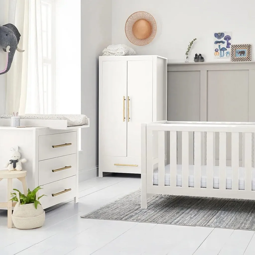 TUTTI BAMBINI Tivoli 3 Piece Room Set - White