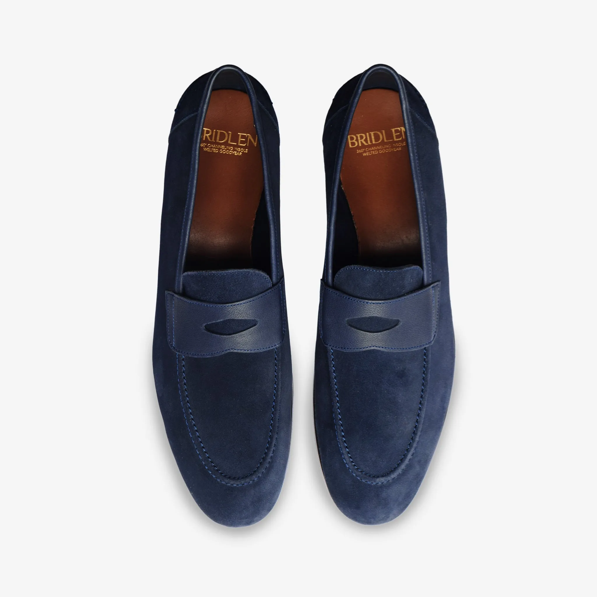 Unlined Penny Loafer II - Navy - Rufer Last - Janus Calf
