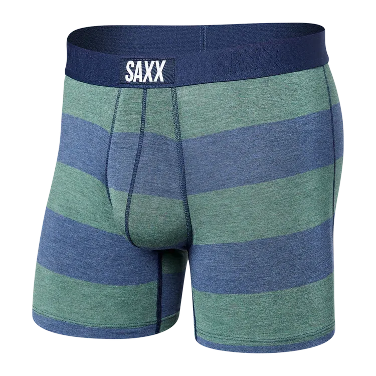 Vibe Boxer Brief -  Blue/Green Ombre Rugby