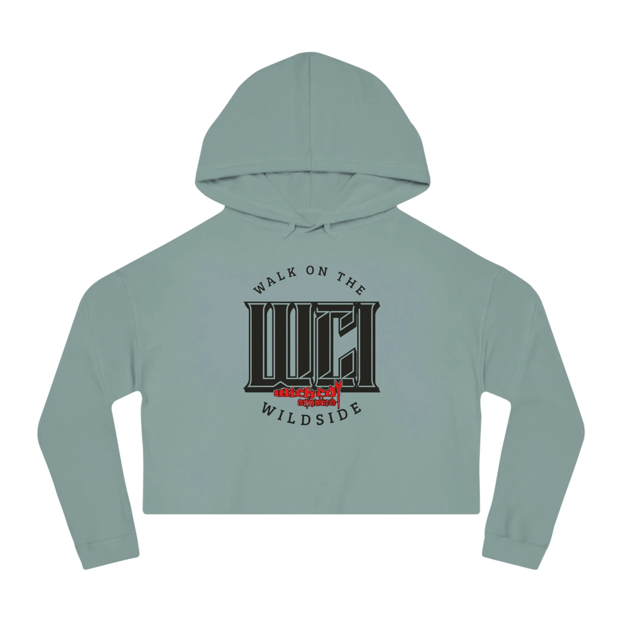 Walk On The Wildside/ Cropped Hooded Sweatshirt
