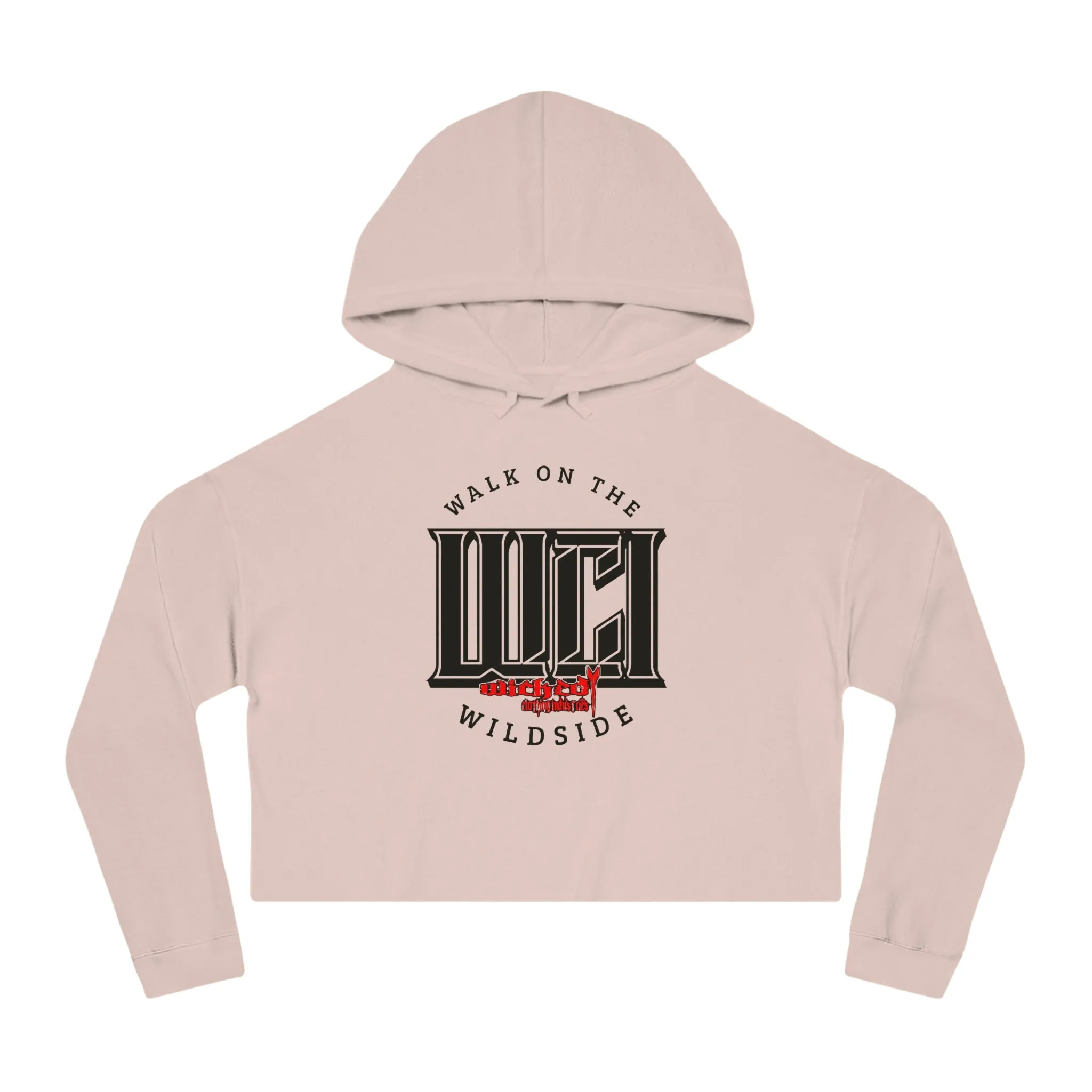 Walk On The Wildside/ Cropped Hooded Sweatshirt
