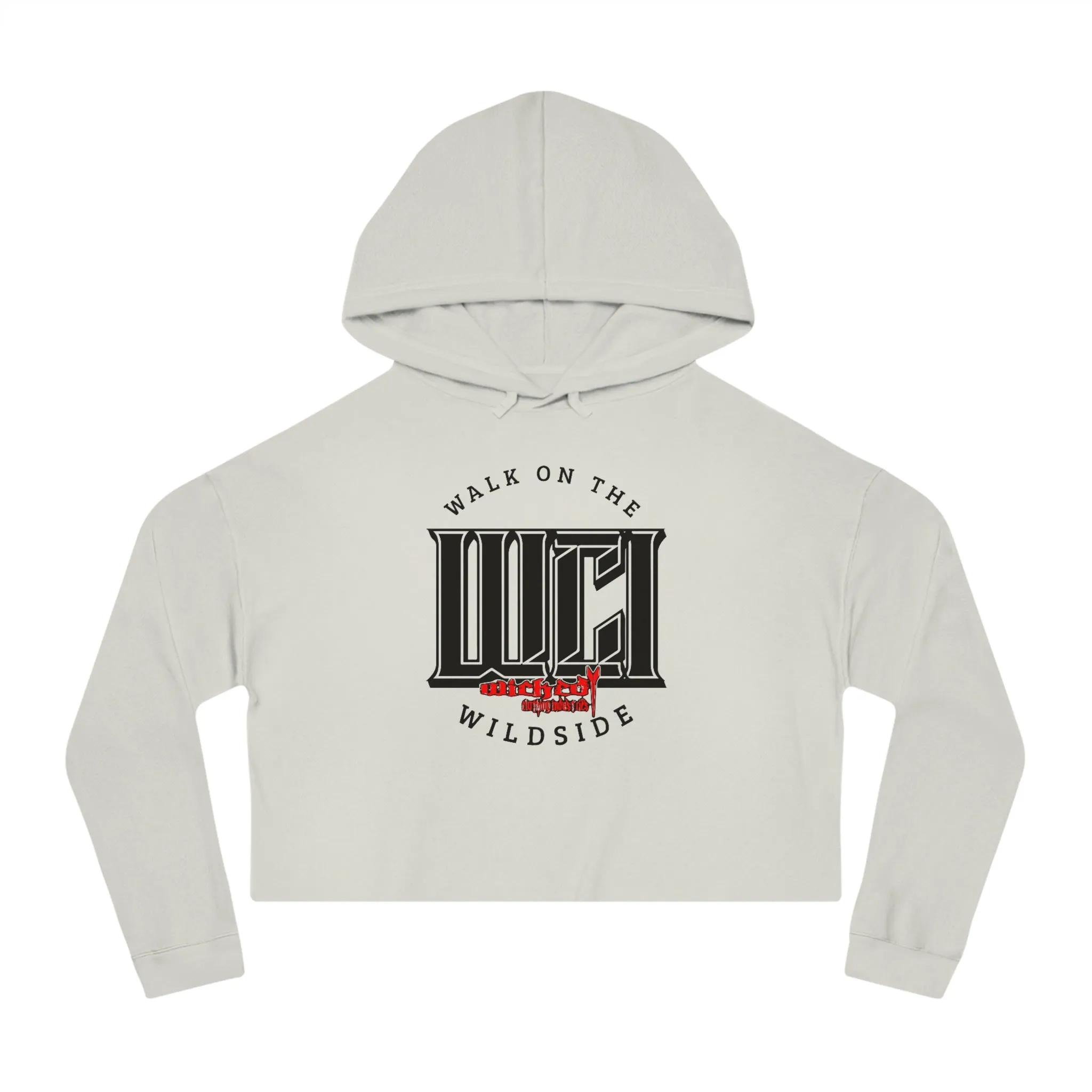 Walk On The Wildside/ Cropped Hooded Sweatshirt