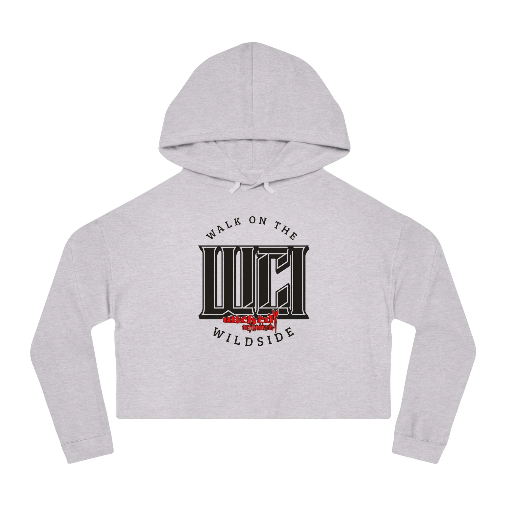 Walk On The Wildside/ Cropped Hooded Sweatshirt