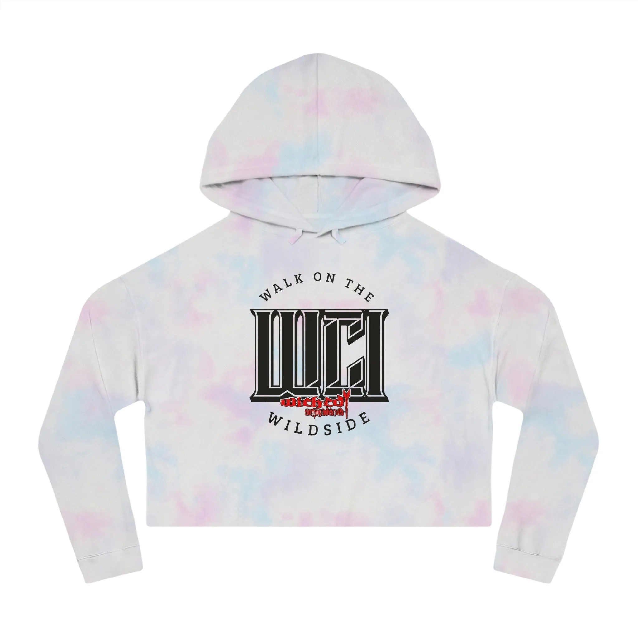 Walk On The Wildside/ Cropped Hooded Sweatshirt
