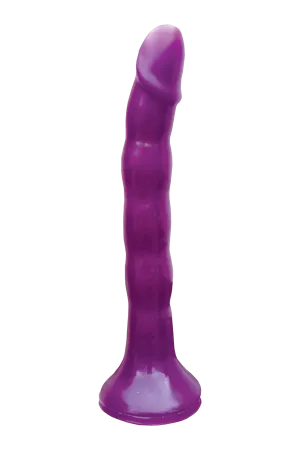 Wet Dreams Skinny Me Strap-on - Purple