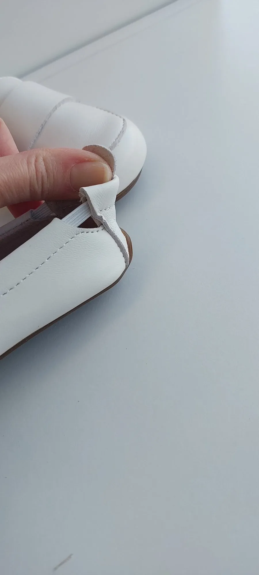 White Loafer Pre Walker shoes