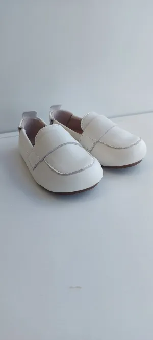 White Loafer Pre Walker shoes