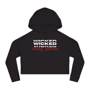 Wicked 3D / Women’s Cropped Hooded Sweatshirt