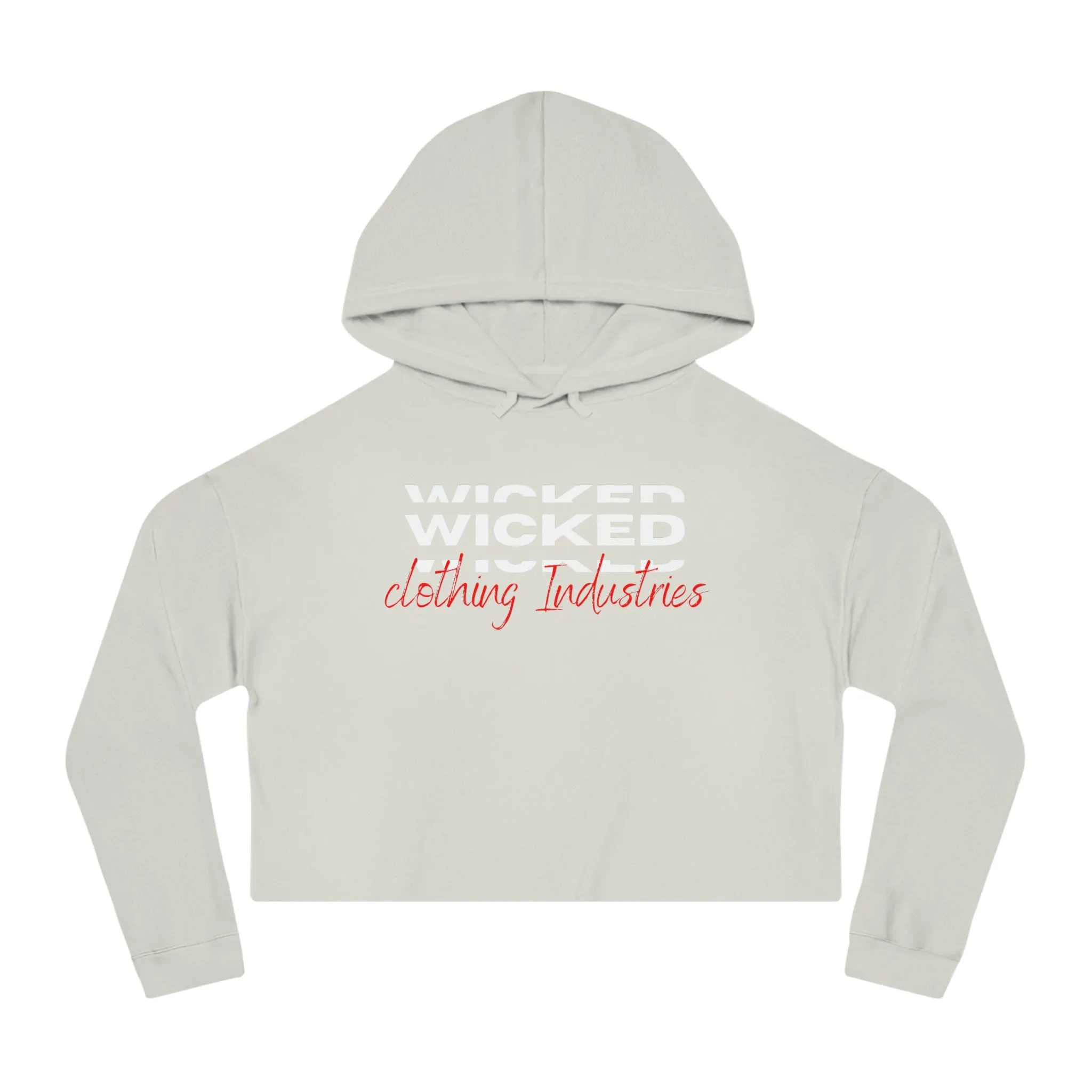 Wicked 3D / Women’s Cropped Hooded Sweatshirt