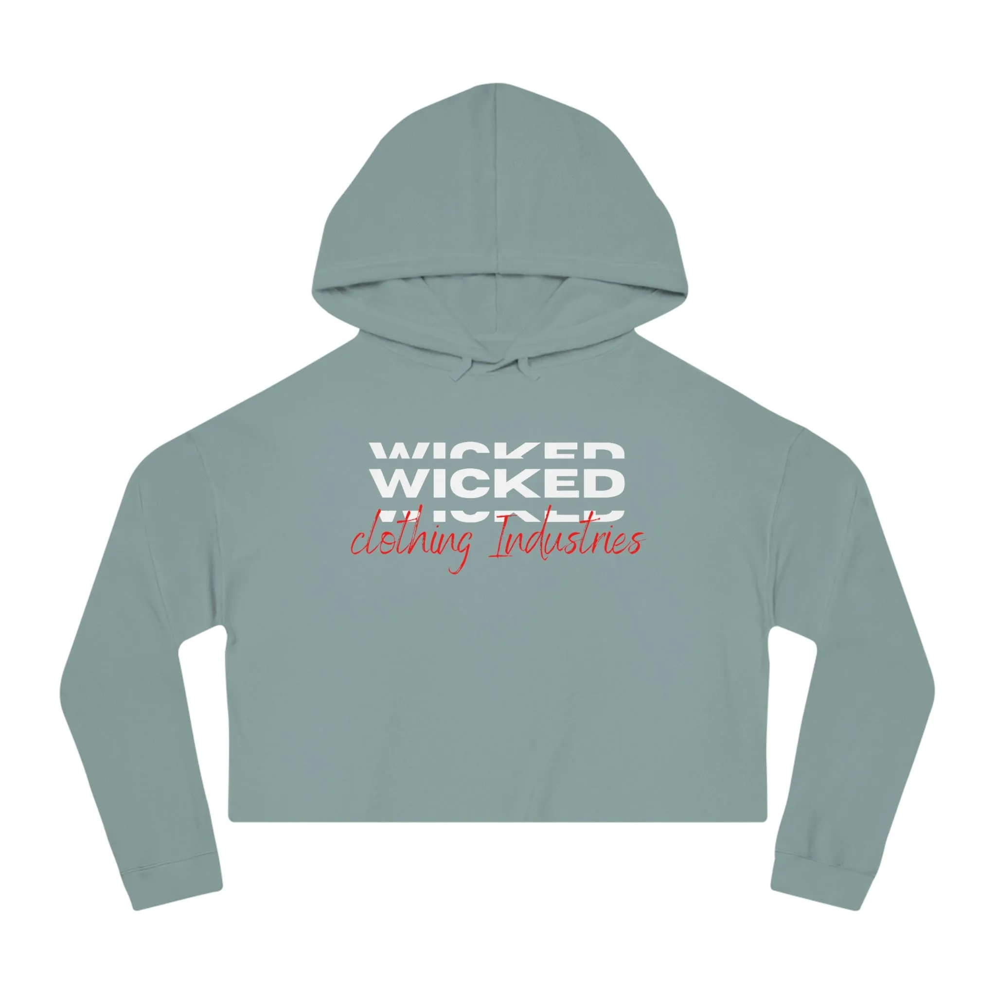 Wicked 3D / Women’s Cropped Hooded Sweatshirt