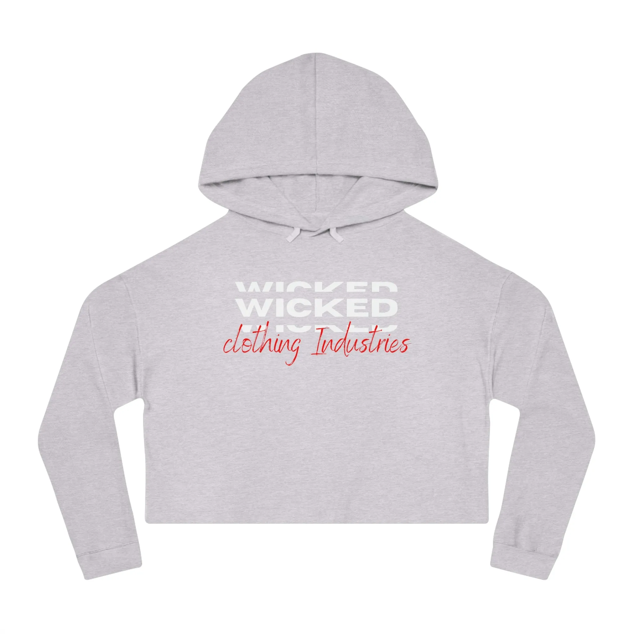Wicked 3D / Women’s Cropped Hooded Sweatshirt