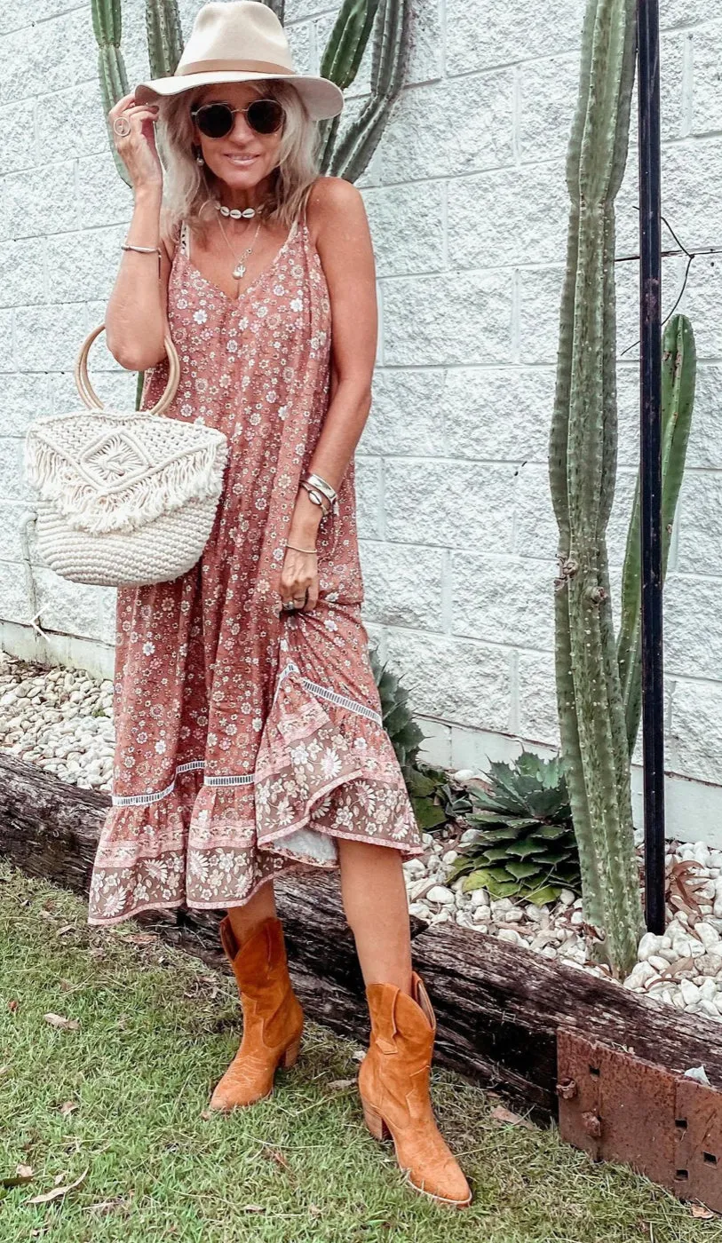 Willow Dress - Pansy Clay