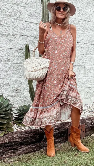 Willow Dress - Pansy Clay
