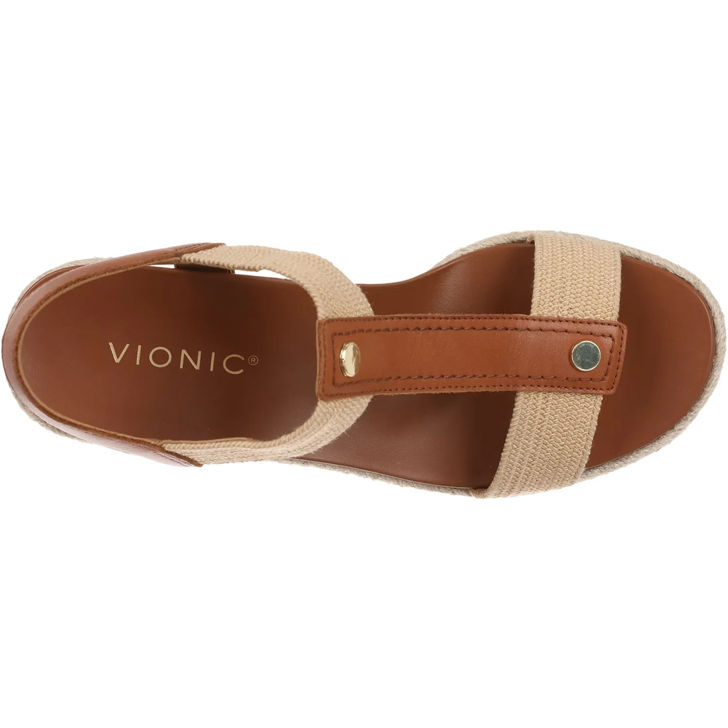Women's Vionic Calera Wedge Camel
